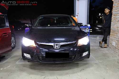 Mẫu Độ Đèn Bi Xenon Honda City Xu Hướng Mới Năm 2017